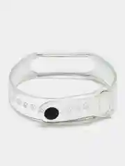 Голубой прозрачный силиконовый ремешок для Xiaomi Mi Band 3 /4 / 5 / 6 / 7 / 8