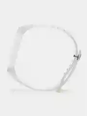 Желтый прозрачный силиконовый ремешок для Xiaomi Mi Band 3 /4 / 5 / 6 / 7 / 8