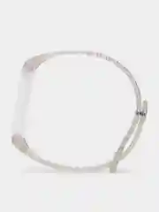 Розовый прозрачный силиконовый ремешок для Xiaomi Mi Band 3 /4 / 5 / 6 / 7 / 8