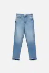 Голубой джинсы женские mom fit летние светлые с высокой посадкой женские Befree