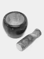 Серебряный ступка с пестиком 10*7,5 см
