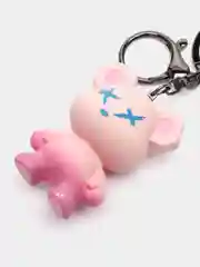 Коричневый брелок для ключей и рюкзака