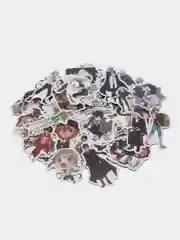 Конфетный набор Куроми Мелоди, аниме Genshin, Stray Dogs, стикерпак 50 шт, наклейки стикеры