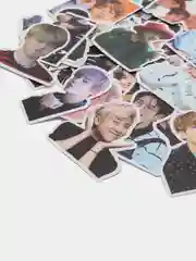 Алый набор BTS стикерпак 50 шт, наклейки стикеры