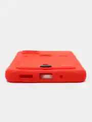 Красный чехол Xiaomi Redmi 9C / 9C NFC / 10A (Сяоми Редми 9С, 10А) с карманом для карт