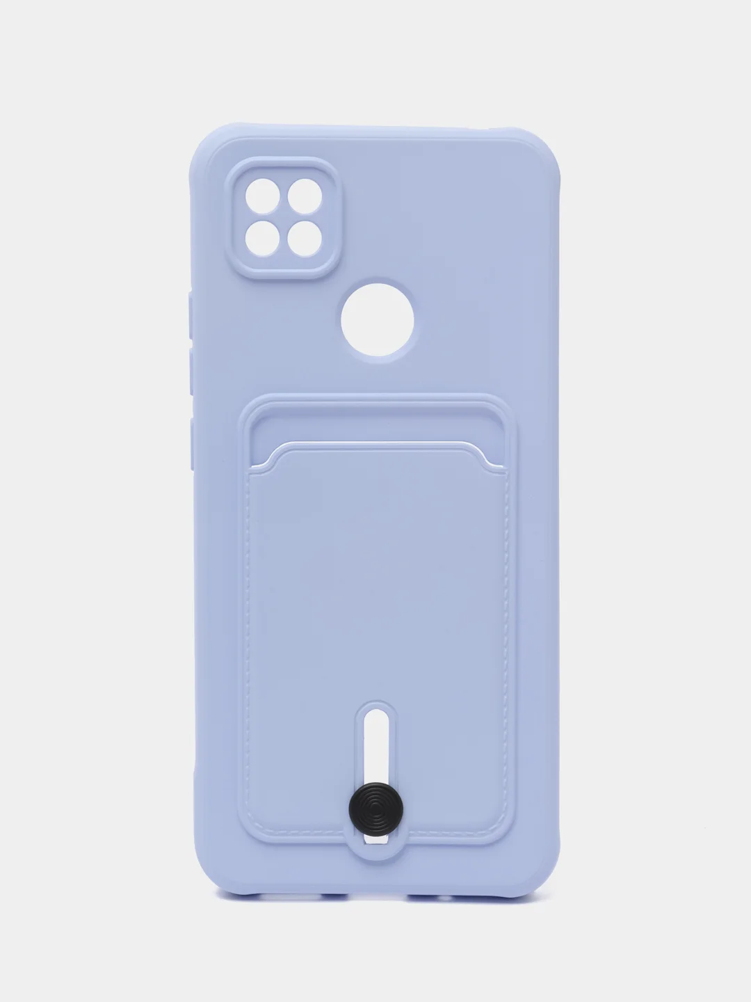 Лавандовый чехол Xiaomi Redmi 9C / 9C NFC / 10A (Сяоми Редми 9С, 10А) с карманом для карт