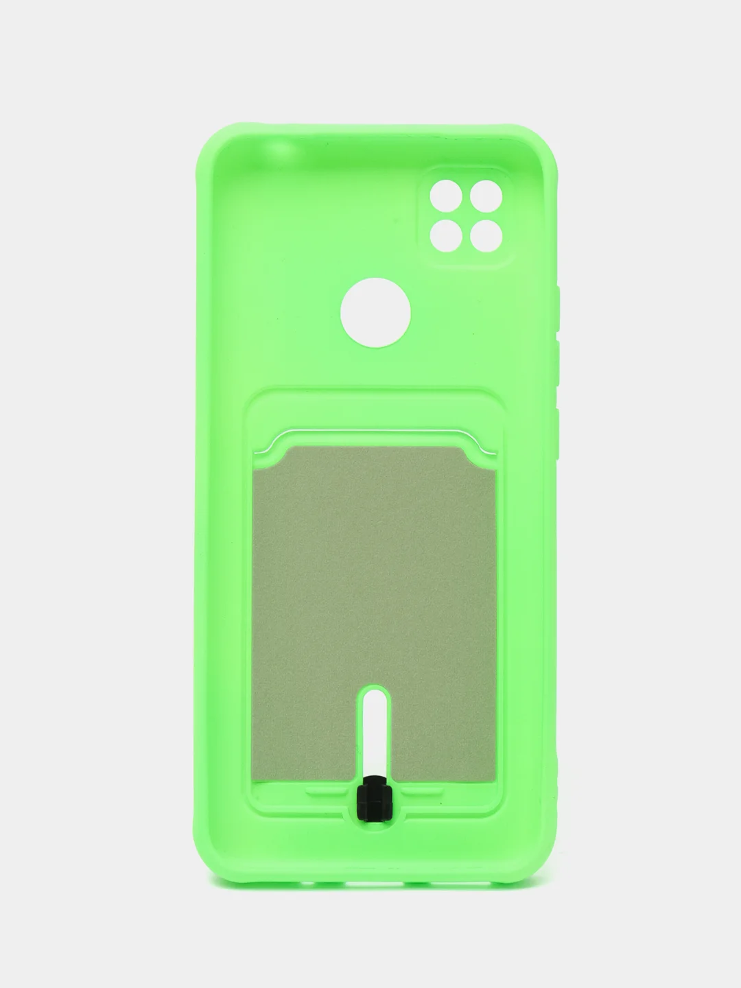 Лайм чехол Xiaomi Redmi 9C / 9C NFC / 10A (Сяоми Редми 9С, 10А) с карманом для карт