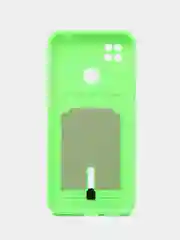 Лайм чехол Xiaomi Redmi 9C / 9C NFC / 10A (Сяоми Редми 9С, 10А) с карманом для карт