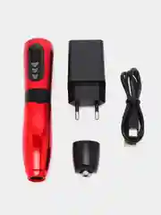 Красный беспроводная машинка для татуажа и тату Bronc Seraphic Wireless Pen For PMU & Tattoo