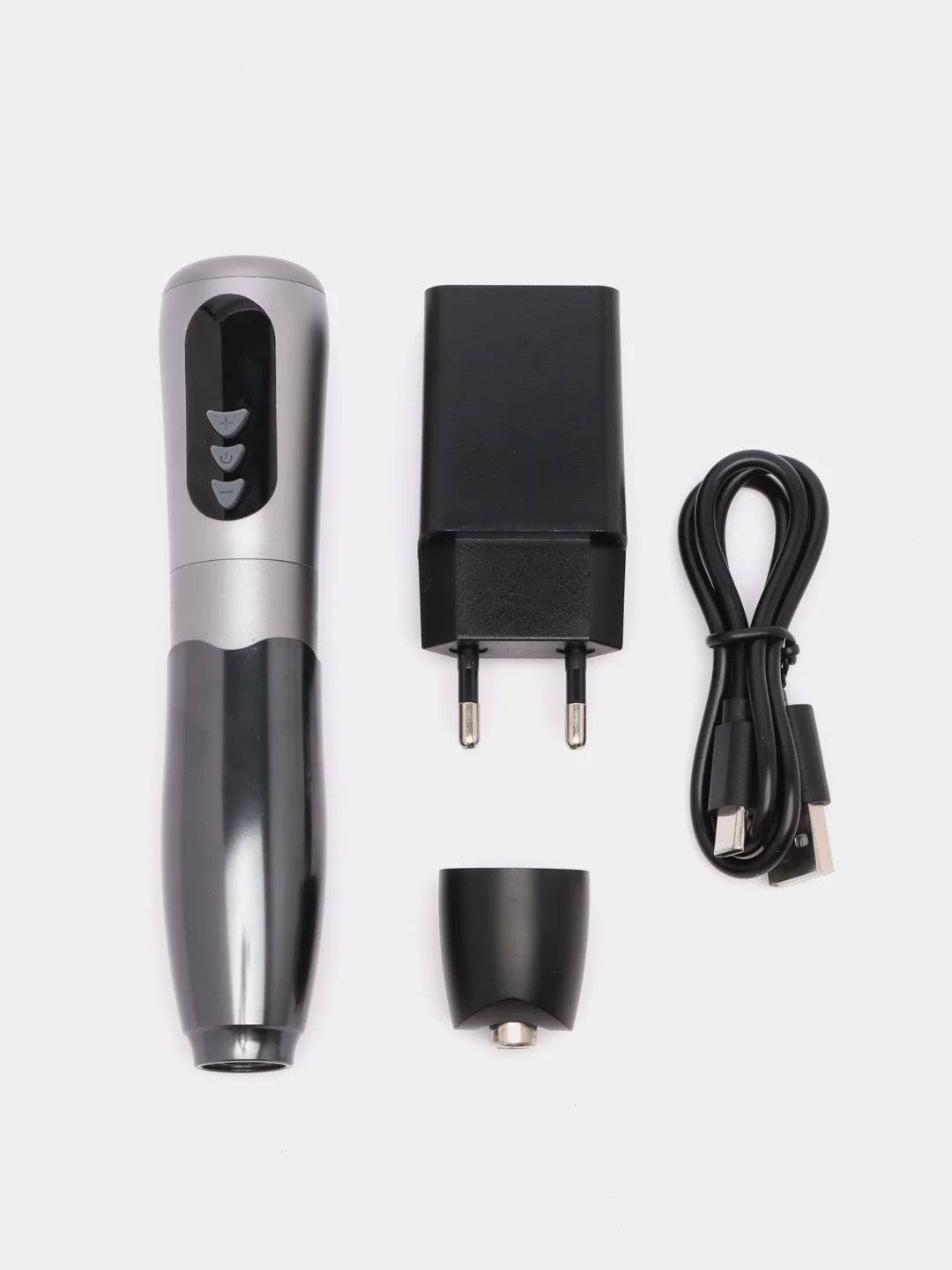 Серый беспроводная машинка для татуажа и тату Bronc Seraphic Wireless Pen For PMU & Tattoo