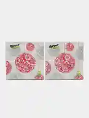 Красный салфетки бумажные 33 х 33, новогодние, 3-х слойные, 20 штук