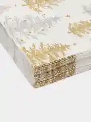 Серебряный салфетки бумажные 33 х 33, новогодние, 3-х слойные, 20 штук