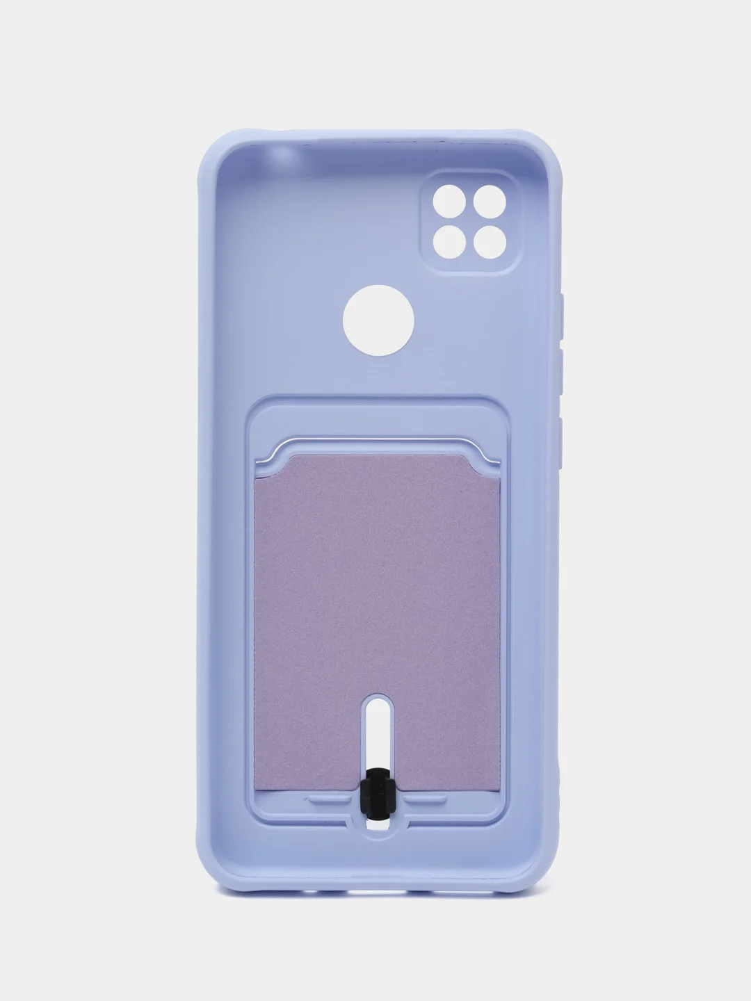 Лавандовый чехол Xiaomi Redmi 9C / 9C NFC / 10A (Сяоми Редми 9С, 10А) с карманом для карт