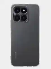 Прозрачный чехол для Honor X6a матовый, прозрачный Broscorp, силиконовый, с защитой камер