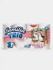 Туалетная бумага FAMILIA BREEZE, 3 слоя, 8 рулонов