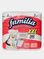 Бумажные полотенца FAMILIA XXL, 2 слоя, 2 рулона