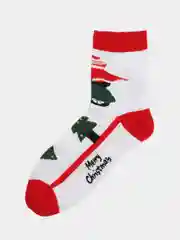 Алый новогодние носки в коробке
