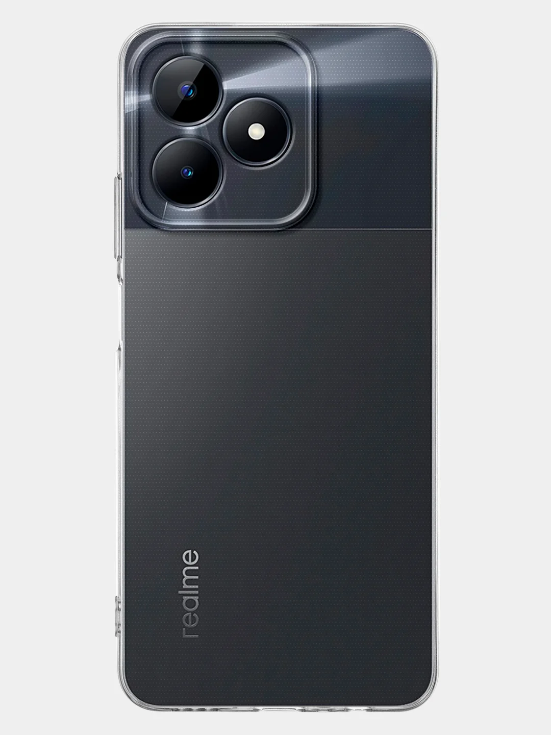 Прозрачный чехол для Realme 12 Pro/12 Pro+/С67 4G/C51/Note 50 силиконовый BROSCORP матовый/прозрачный