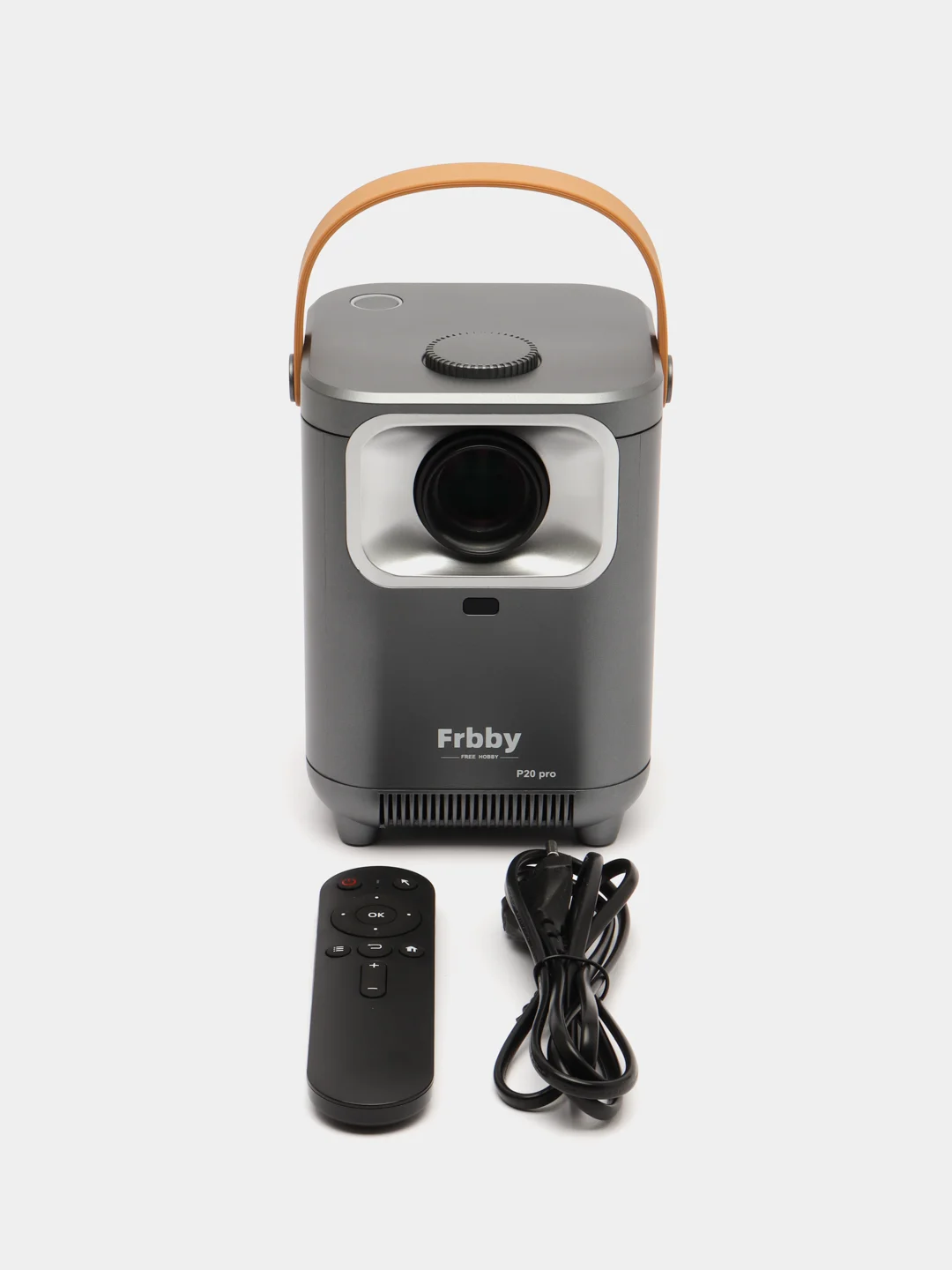 Белый проектор Frbby P20 Ppro портативный с Wi Fi, Bluetooth, 1920 х 1080, 4K HD, Android TV