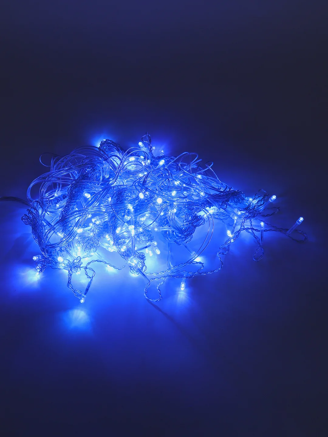 Синий новогодняя светодиодная LED гирлянда Занавес-Штора, 1,5x1,5 , 2x2 , 3x2 , 3х3
