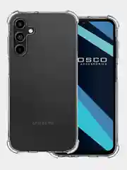 Прозрачный противоударный чехол для Samsung Galaxy A15 силиконовый ROSCO прозрачный, усиленные углы