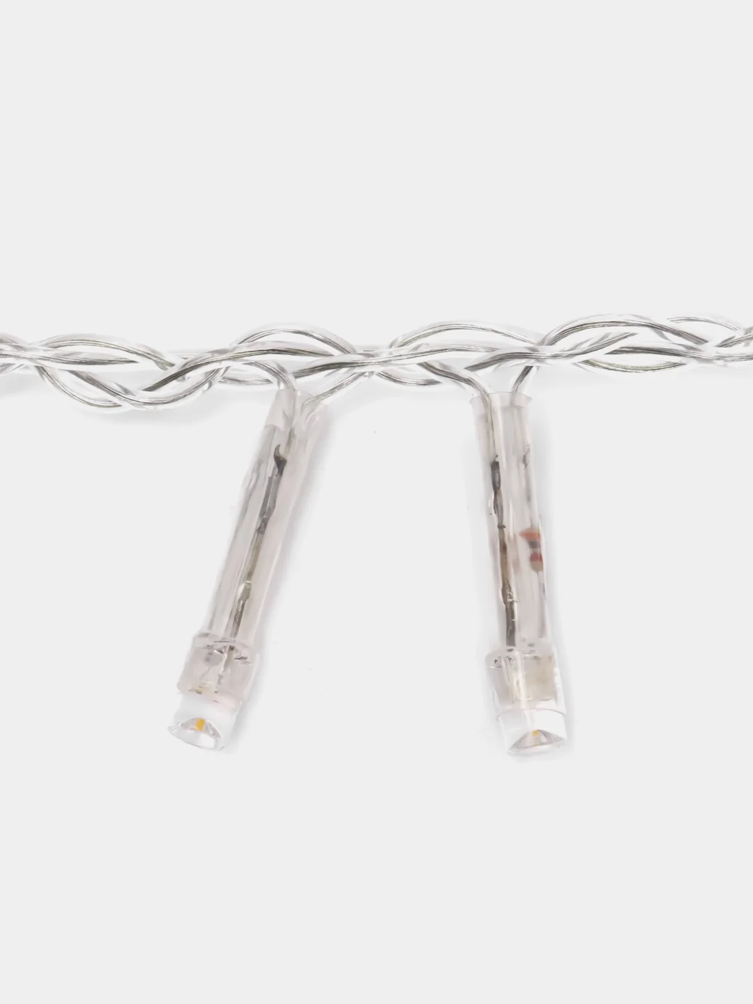 Белый новогодняя светодиодная LED гирлянда штора 1,8*1,8 м, 4 цвета