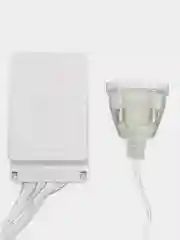 Белый новогодняя светодиодная LED гирлянда штора 1,8*1,8 м, 4 цвета