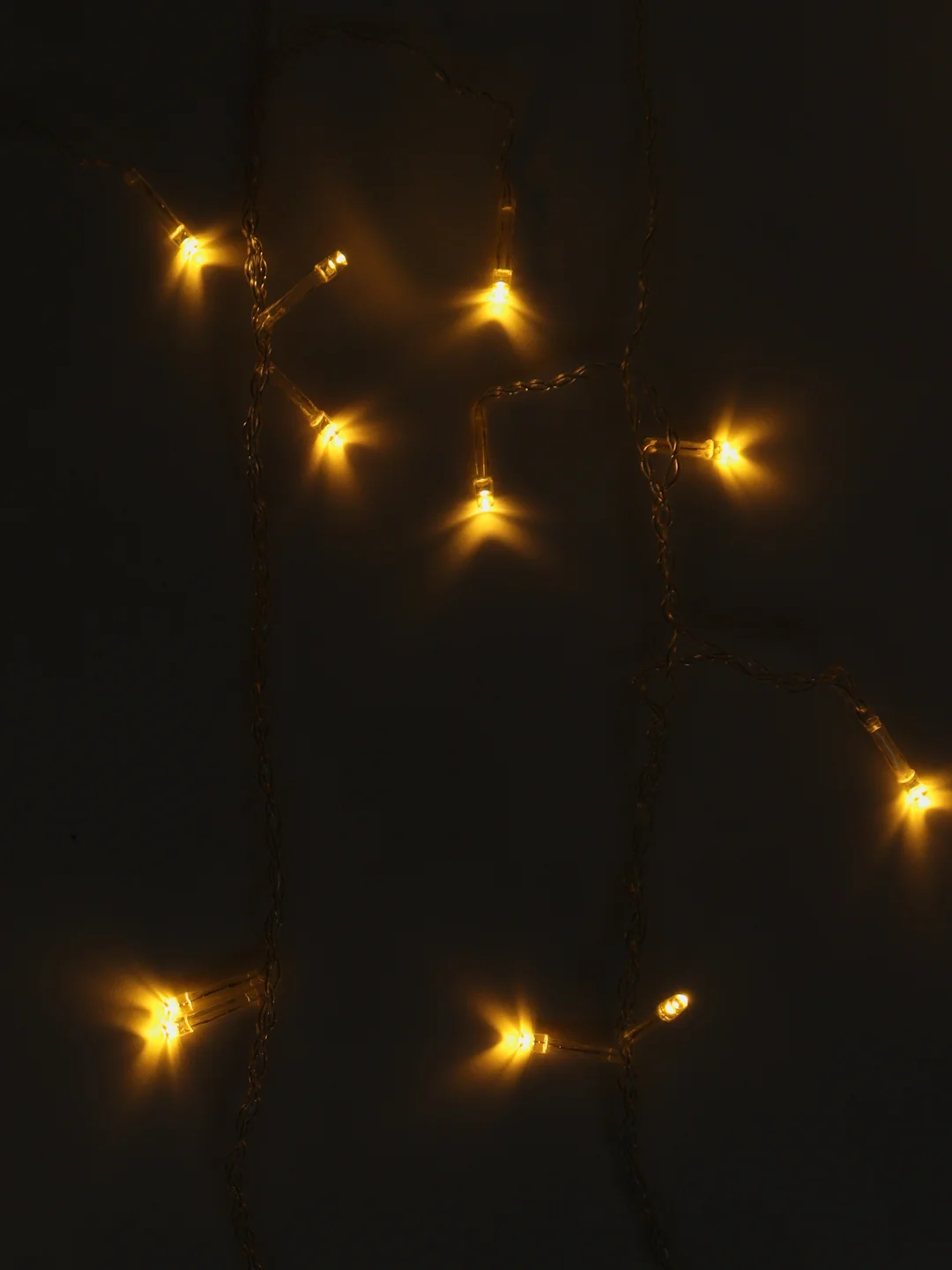 Белый новогодняя светодиодная LED гирлянда штора 1,8*1,8 м, 4 цвета