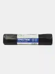 Черный мешки для мусора 120 л, чёрные, 80 мкм, 10 штук в рулоне, 100*66 см