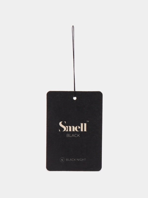 Ароматизатор для автомобиля и дома картонный Smell Black Night (черная ночь)