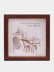 Коричневый фоторамка 15 х 15 набор, 1 шт / 4шт, сосна, С14