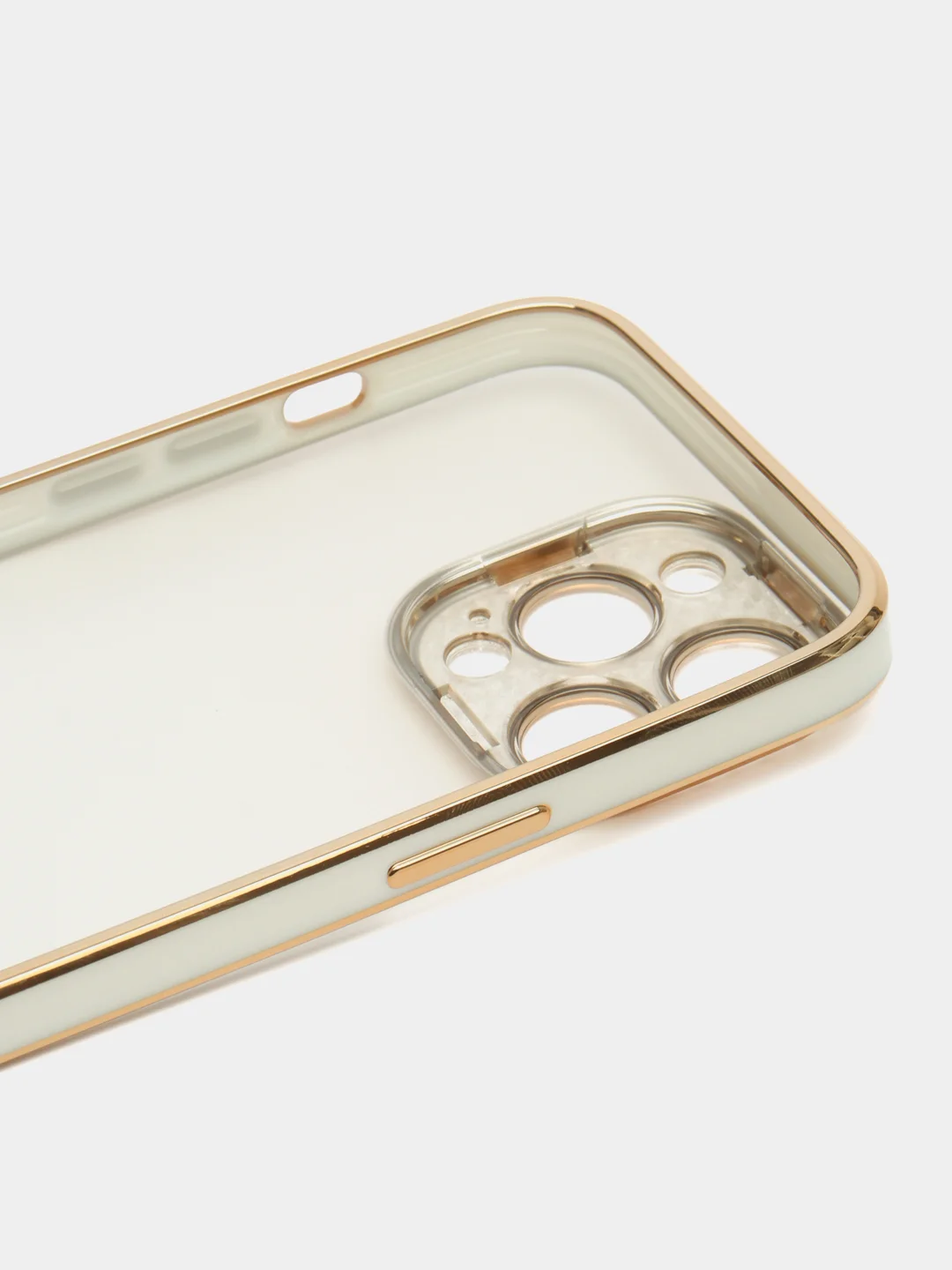 Белый чехол c защитой камеры для iPhone 12, 12 Pro, 12 Pro Max, 13 Pro, 13 Pro Max, Brauffen