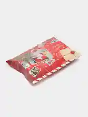 Алый коробка сборная Новогодняя, 11 х 8 х 2 см