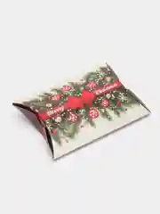 Коралловый коробка сборная Новогодняя, 11 х 8 х 2 см