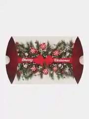 Коралловый коробка сборная Новогодняя, 11 х 8 х 2 см