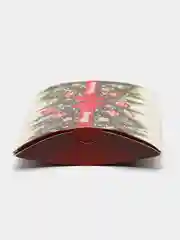 Коралловый коробка сборная Новогодняя, 11 х 8 х 2 см