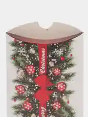 Коралловый коробка сборная Новогодняя, 11 х 8 х 2 см