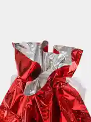 Алый мешок подарочный, 24*32, новогодний, рождественский