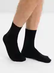 Черный носки мужские гладкие черные