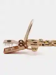 Лимонный брошь-зажим для кардигана