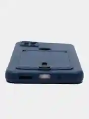 Синий чехол Xiaomi Redmi 9C / 9C NFC / 10A (Сяоми Редми 9С, 10А) с карманом для карт