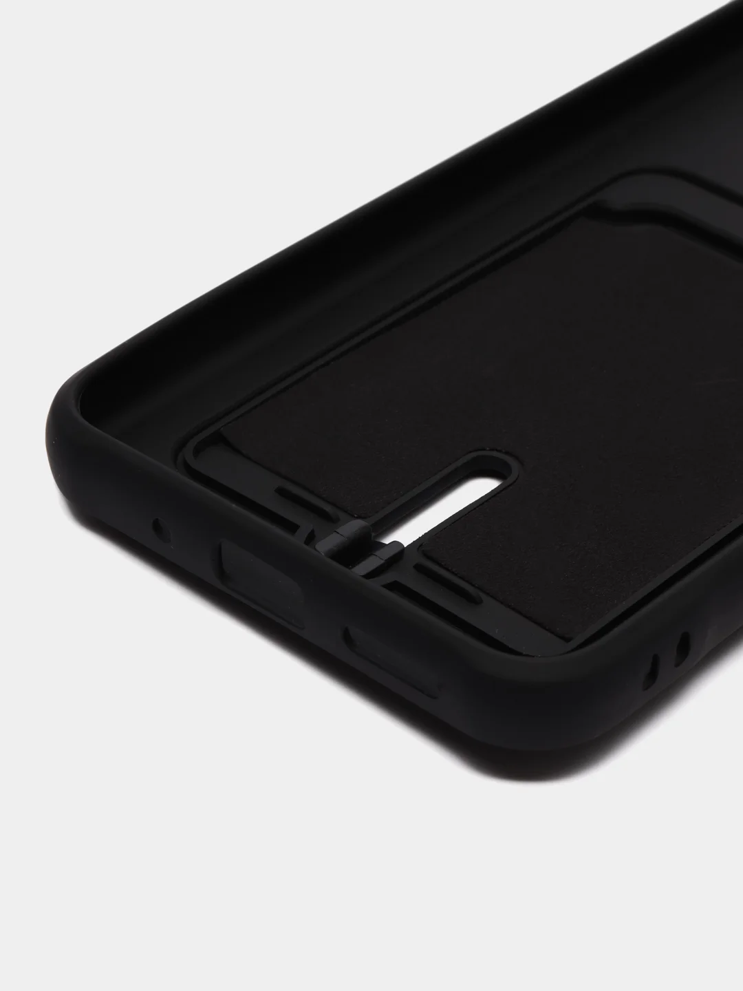 Черный чехол Xiaomi Redmi 9C / 9C NFC / 10A (Сяоми Редми 9С, 10А) с карманом для карт