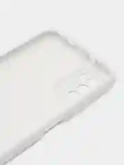 Белый чехол для Xiaomi Poco M3 с текстилем внутри, Поко М3