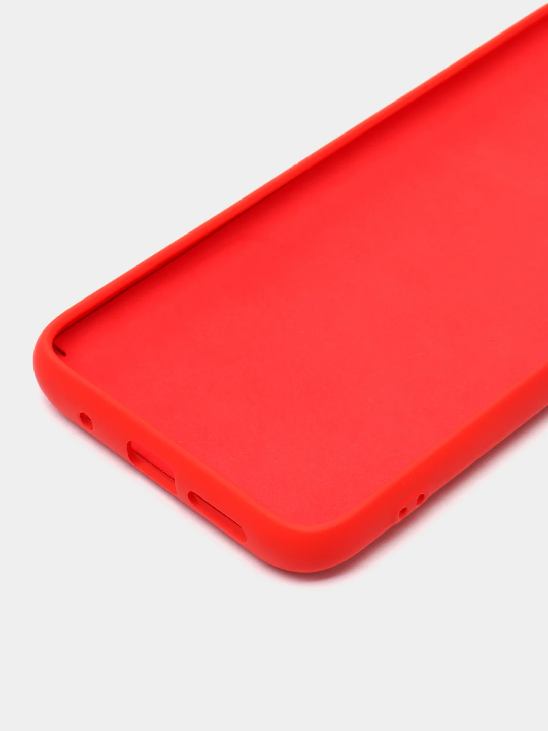 Красный чехол для Xiaomi Poco M3 с текстилем внутри, Поко М3