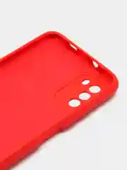 Красный чехол для Xiaomi Poco M3 с текстилем внутри, Поко М3