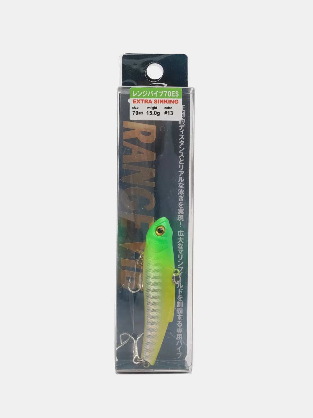 Салатовый раттлин виб Columbia Range Vib 70ES, 70 мм, 15 г