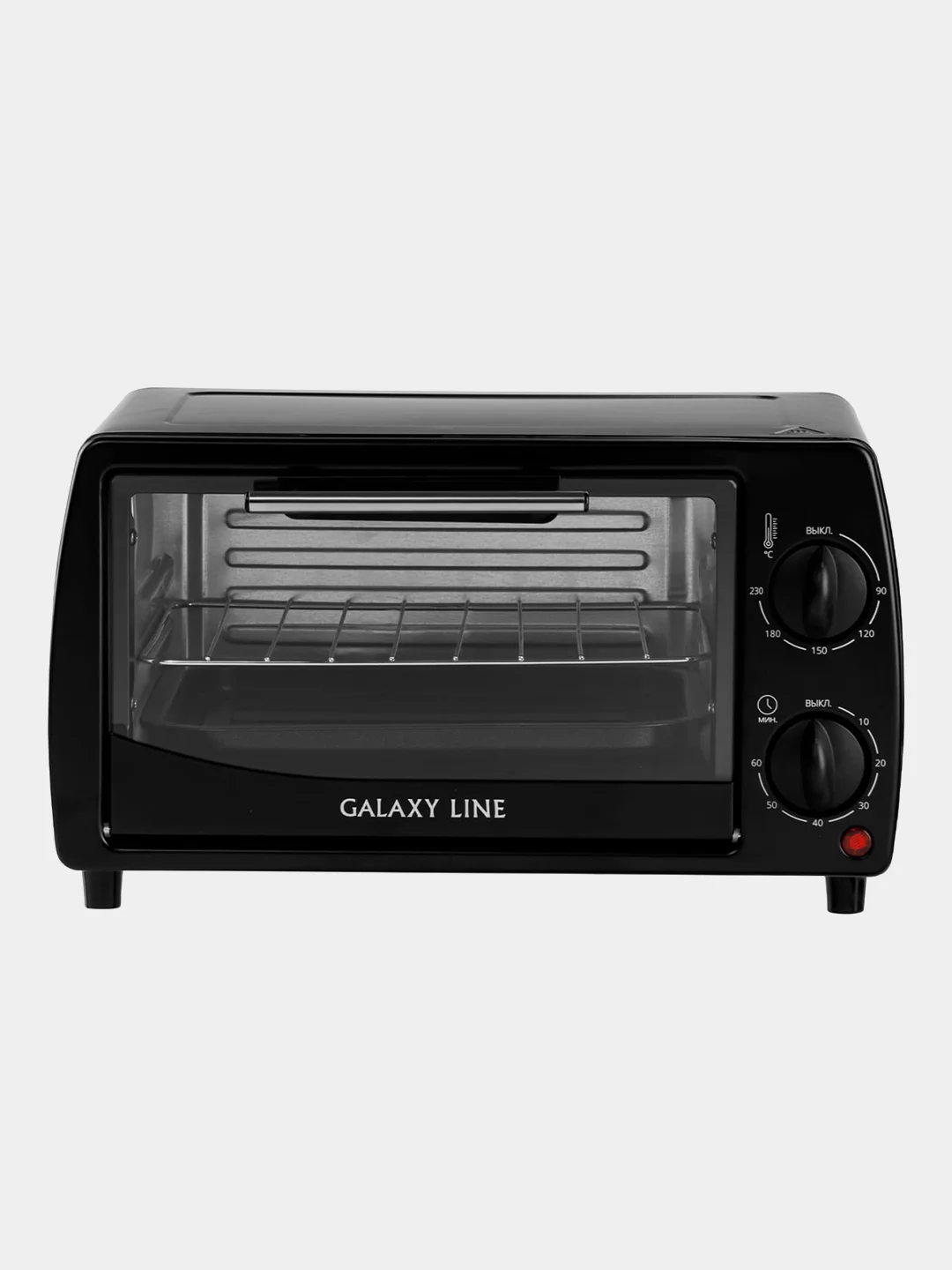 Белый мини-печь Galaxy LINE GL2626, 10л, 1000 Вт