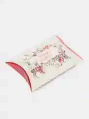 Красный коробка подарочная, новогодняя, 11 х 8 х 2 см