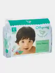 Подгузники Offspring, расцветка "Листочки", L, 9-13 кг, 36 штук