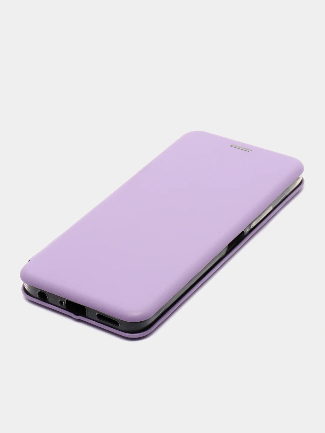 Сиреневый чехол-книжка для ITEL Vision 5 Plus, Ител Вижен 5 Плюс
